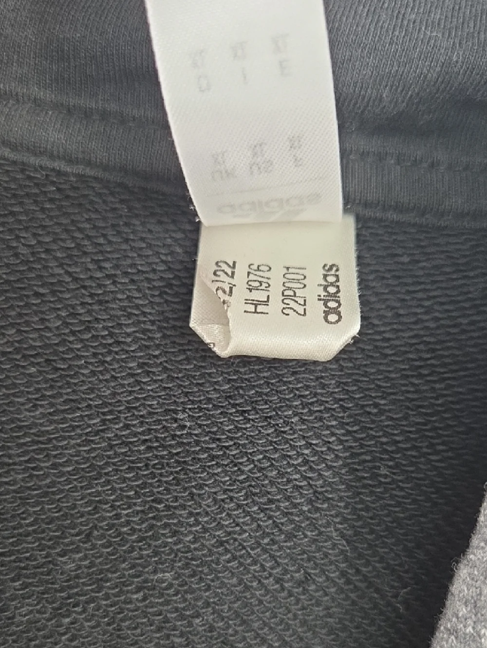 Adidas Men’s Black & Gray Pullover Hoodie with Stripes XL